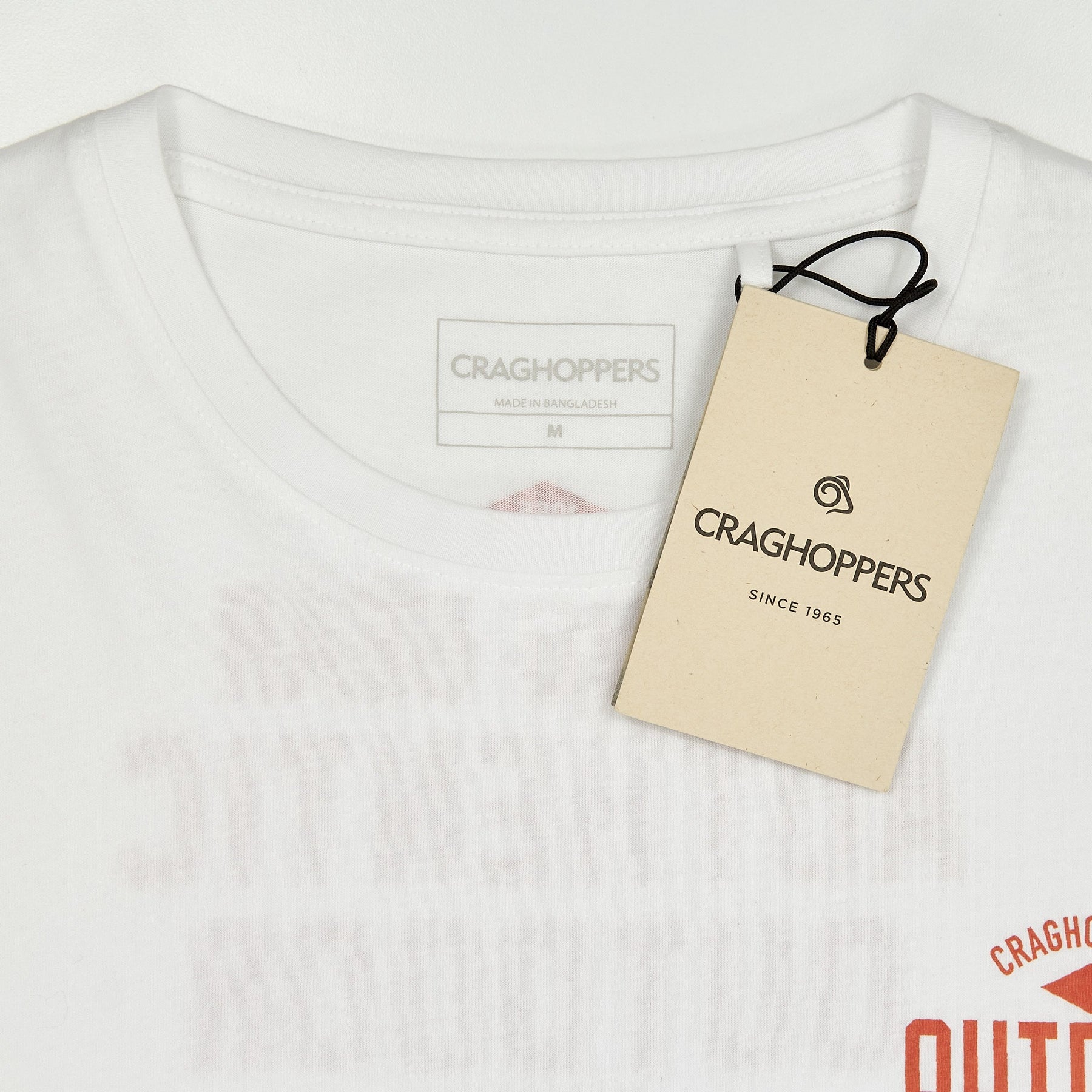 Craghoppers White Outdoor Hike T-Shirt