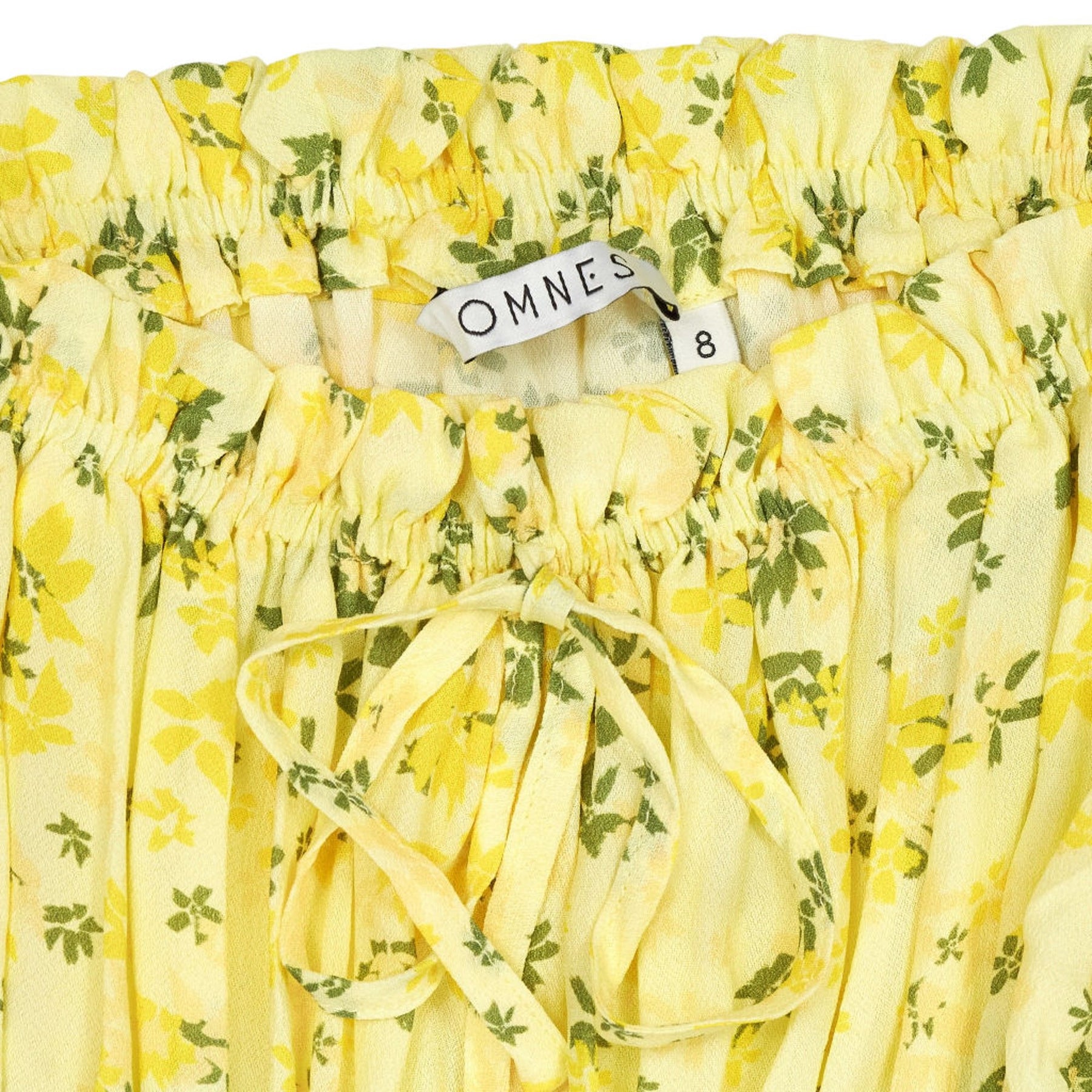 OMNES Yellow Floral Blouse