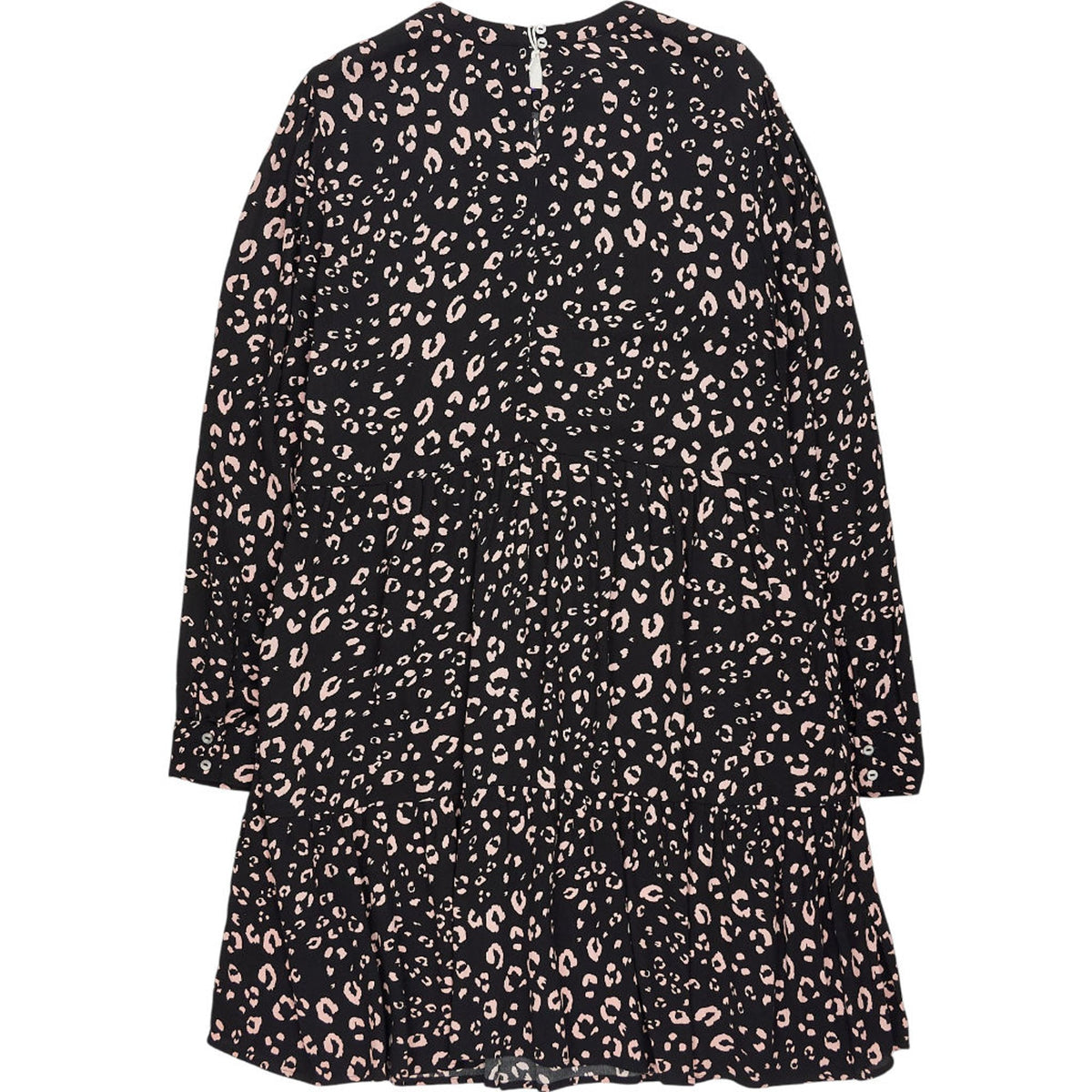 Seraphine Maternity Black Pink Leopard Print Dress