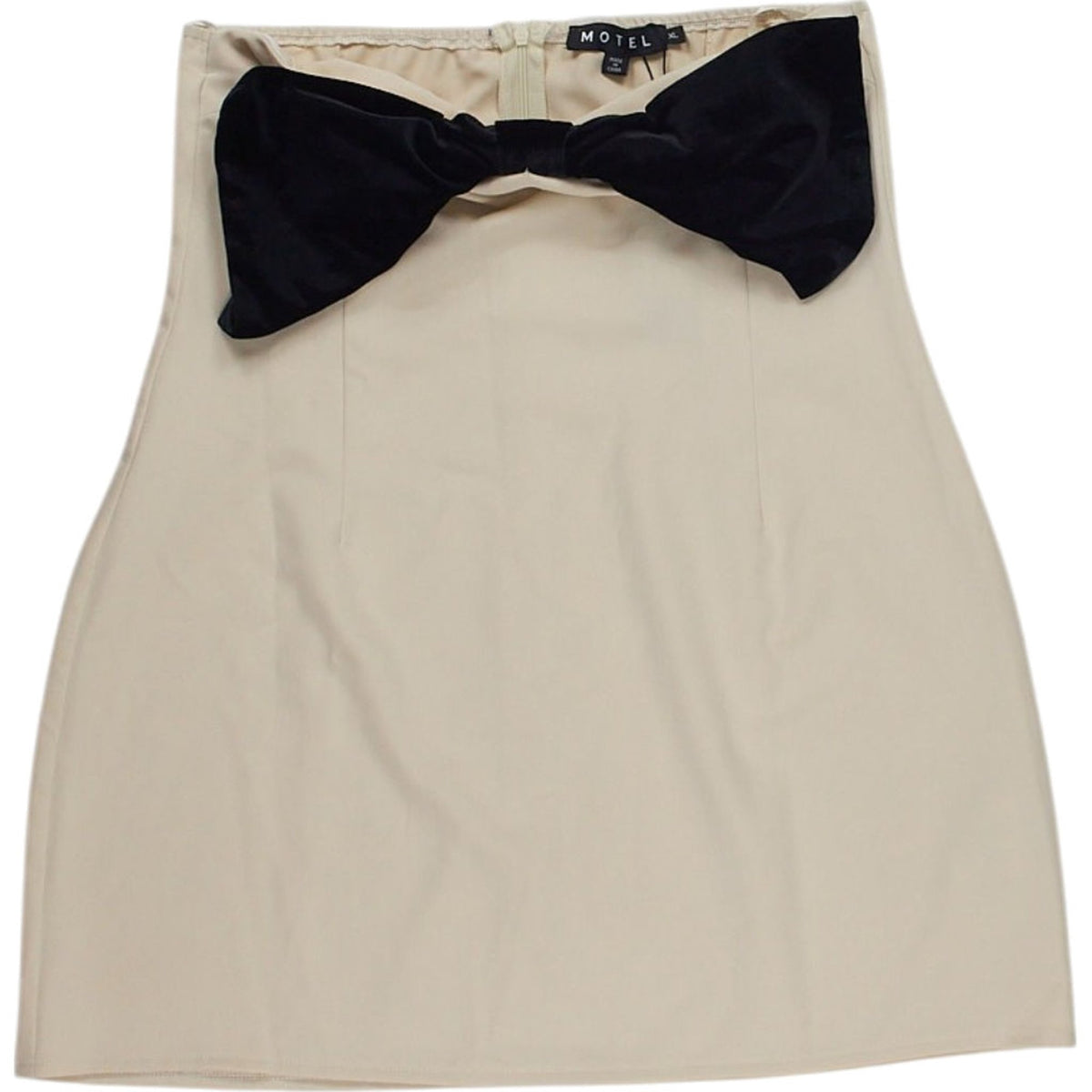 Motel Ivory Kagiso Bow Dress