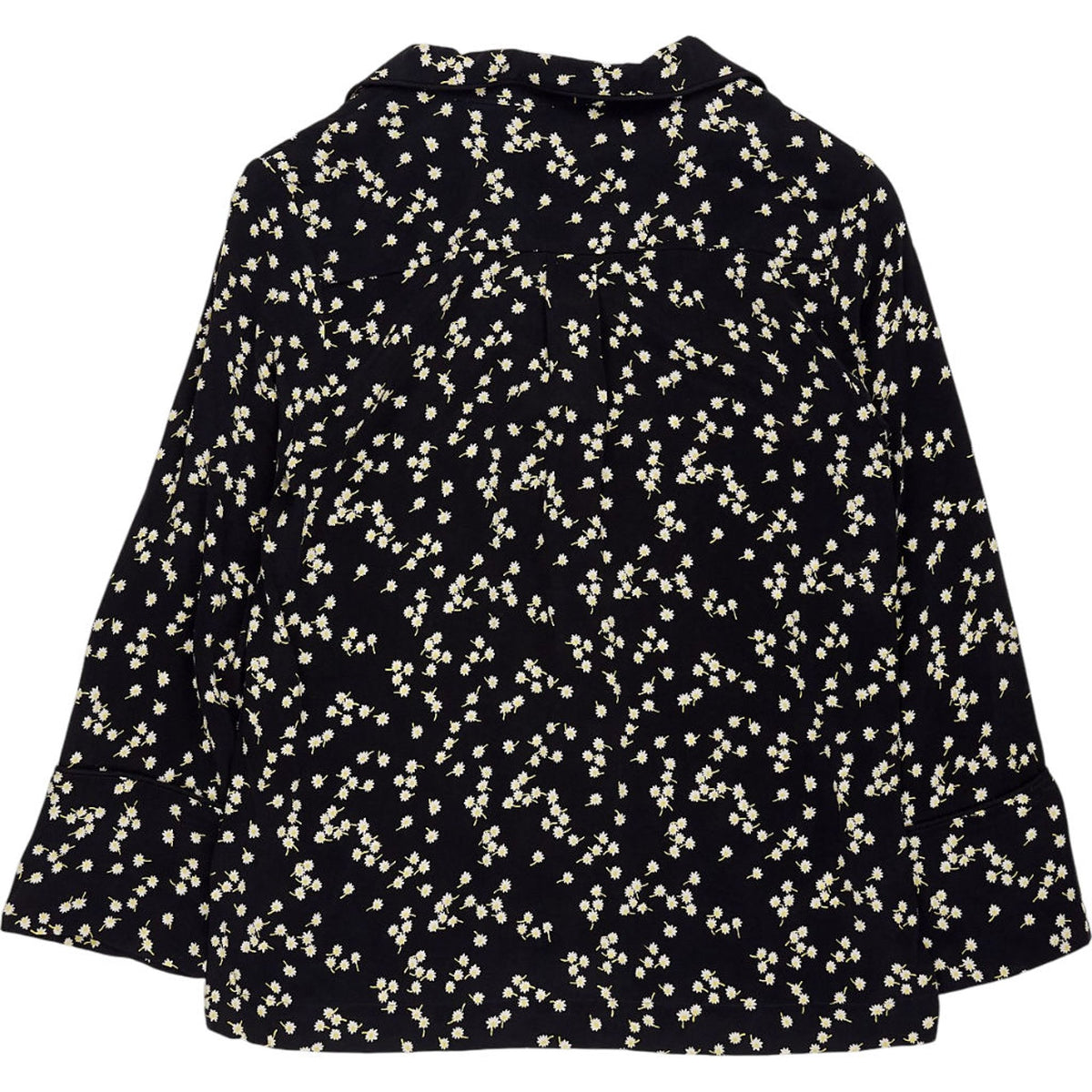 Whistles Black Daisy Print Pyjama Shirt