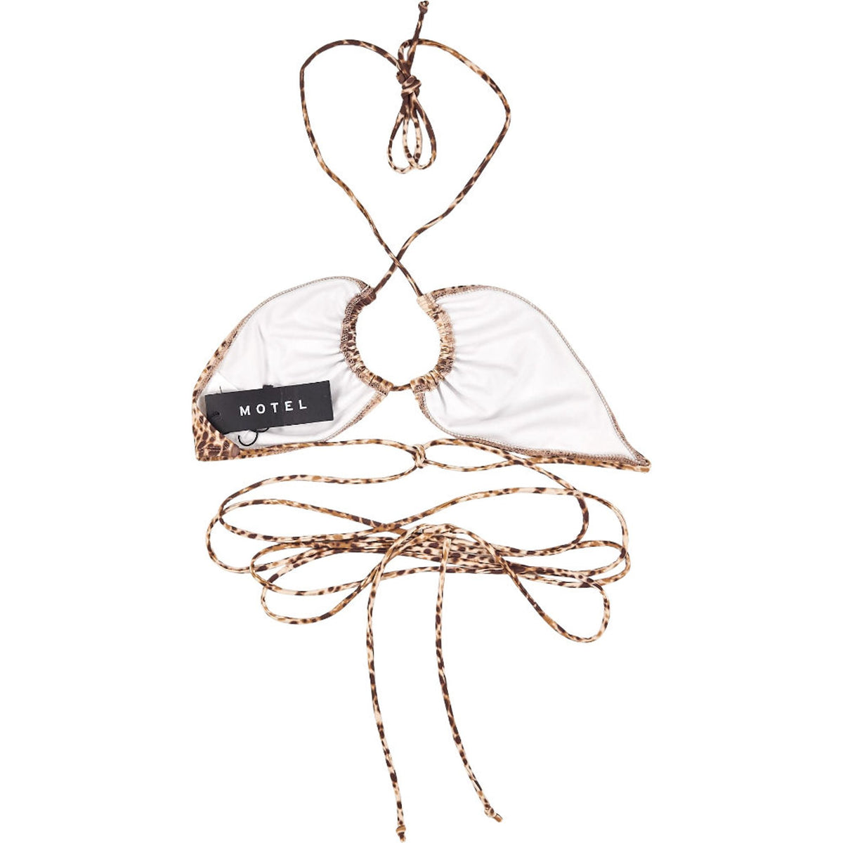 Motel Sand Leopard Simia Bikini Top