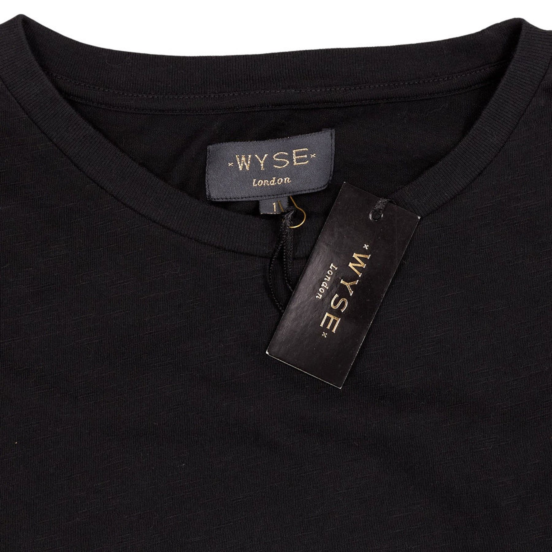 Wyse Black Long Sleeve T-Shirt