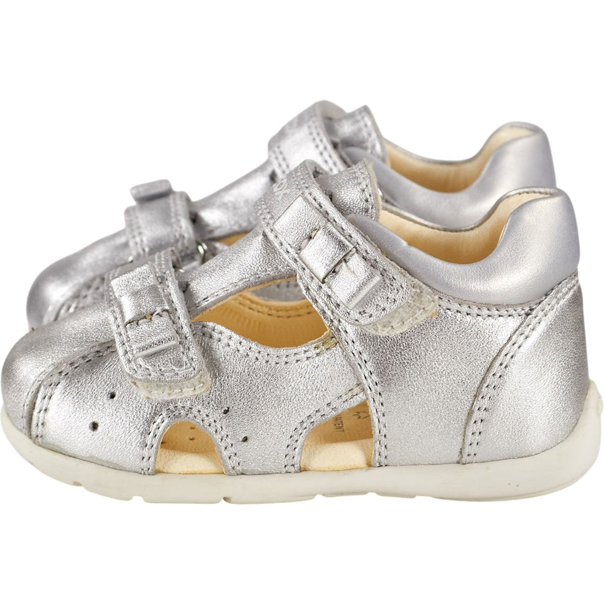 Geox Silver Kaytan Kids Shoes