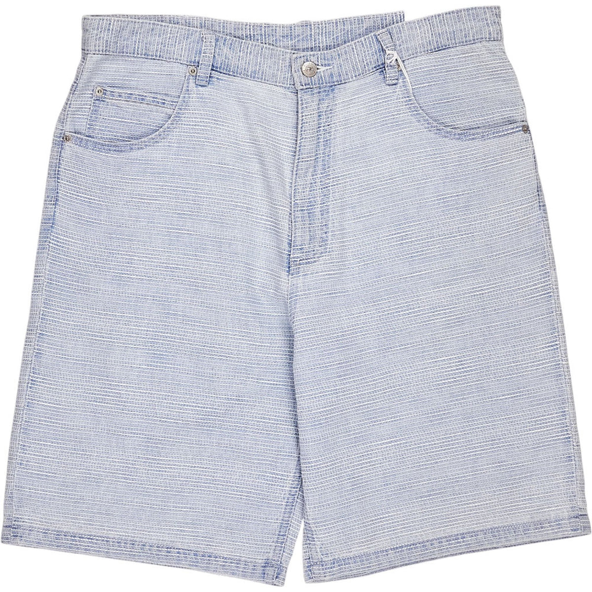 Pull & Bear Blue Striped Baggy Shorts