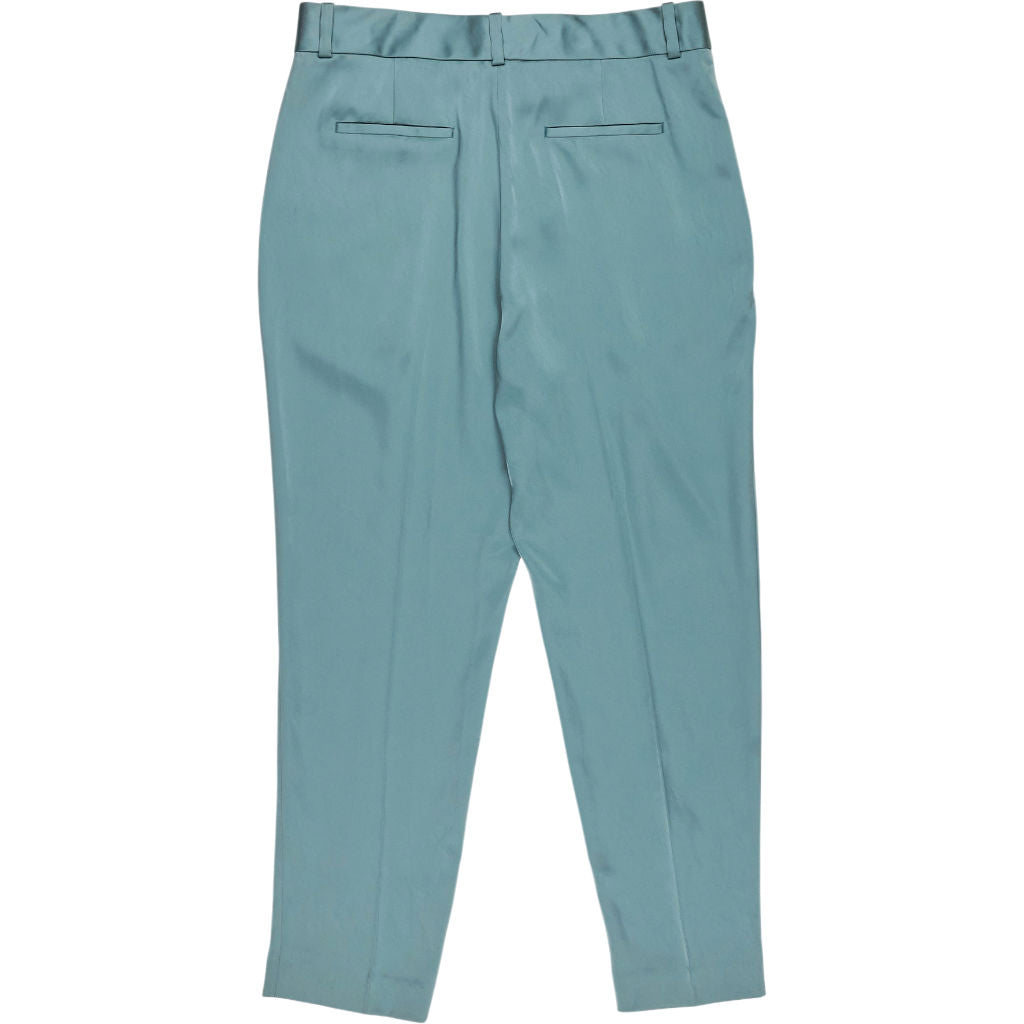 Reiss Elyssa High-Rise Satin Tapered Trousers