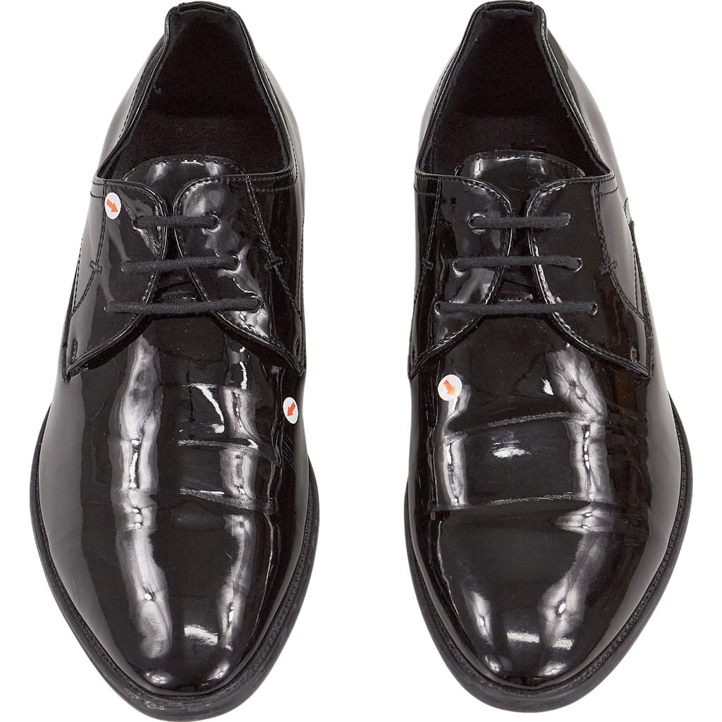 Moss Black Patent Leather Shoes EU 44, UK 11