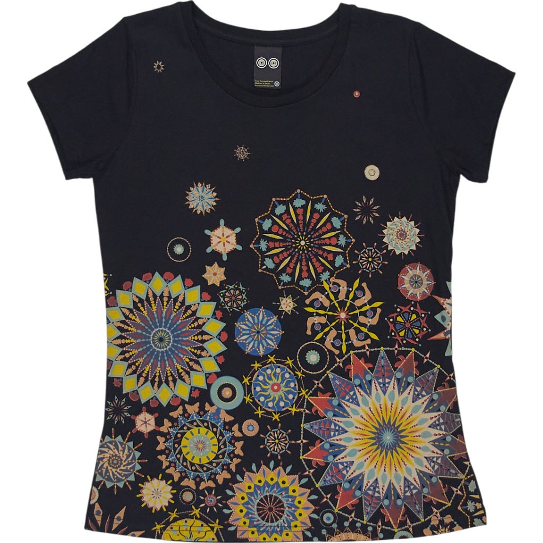 Mother of Pearl Black Graphic T-Shirt