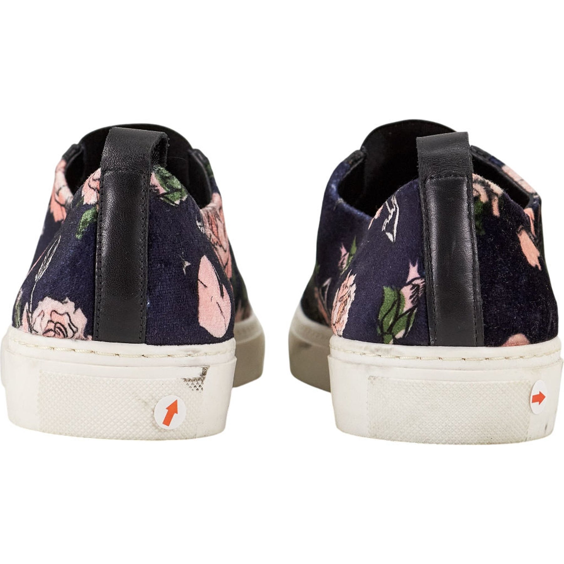 Mother of Pearl Floral Slip-On Sneakers