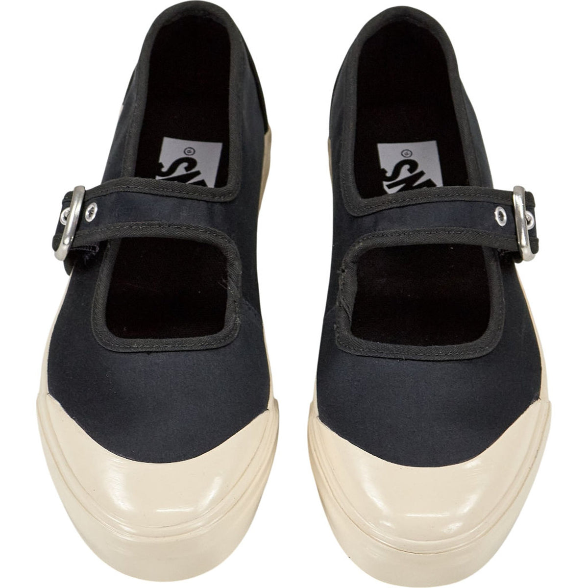 Vans Black Canvas Strap Shoes US 7