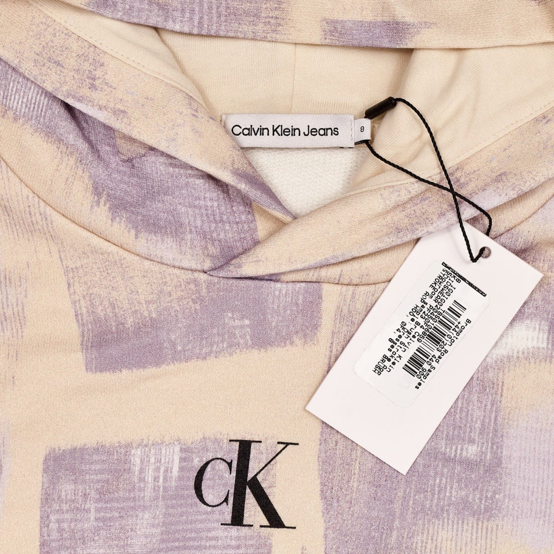 Calvin Klein Purple Brush Stroke Hoodie