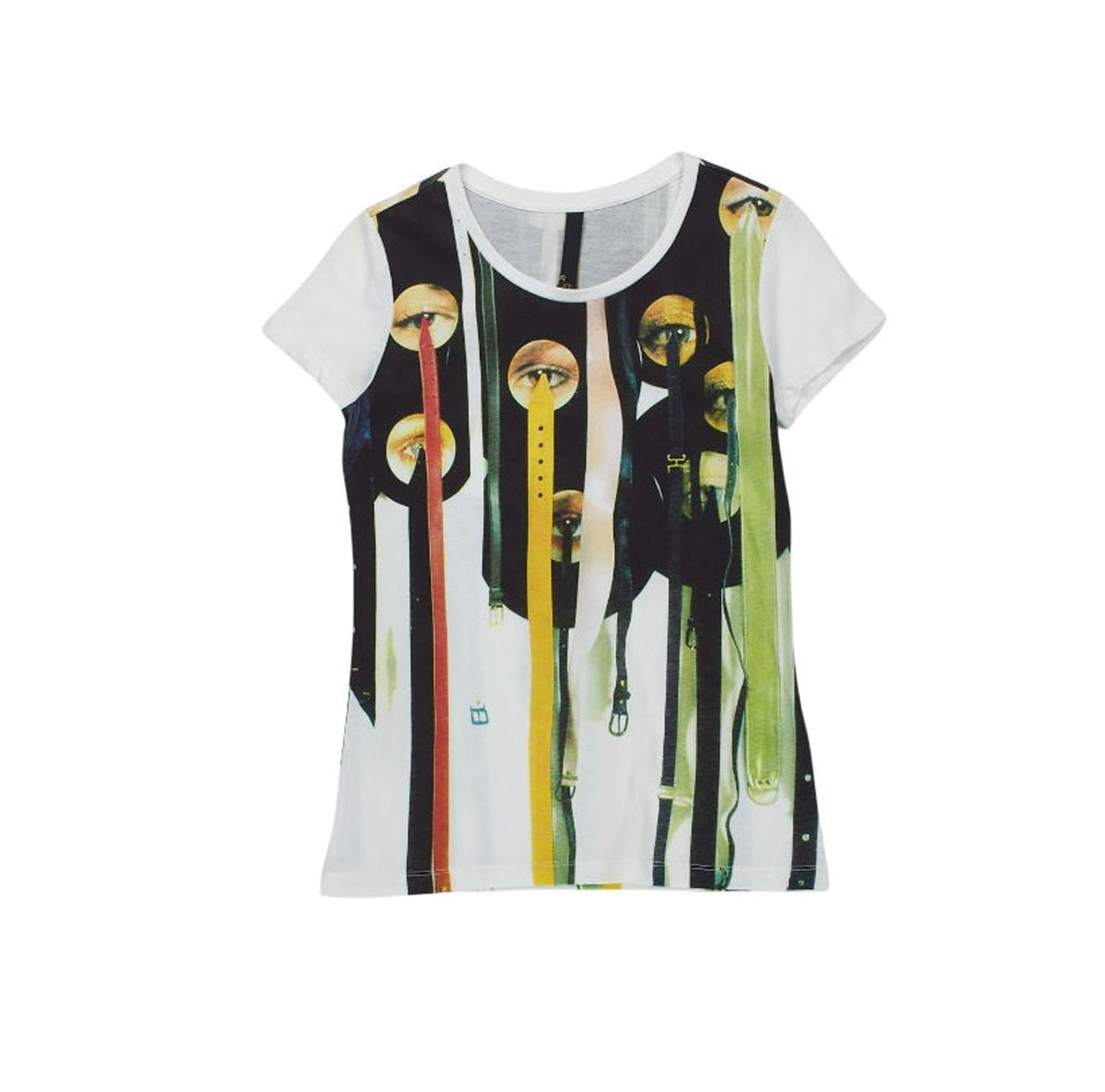 Zaniah Disc Eye Print Jersey T-Shirt