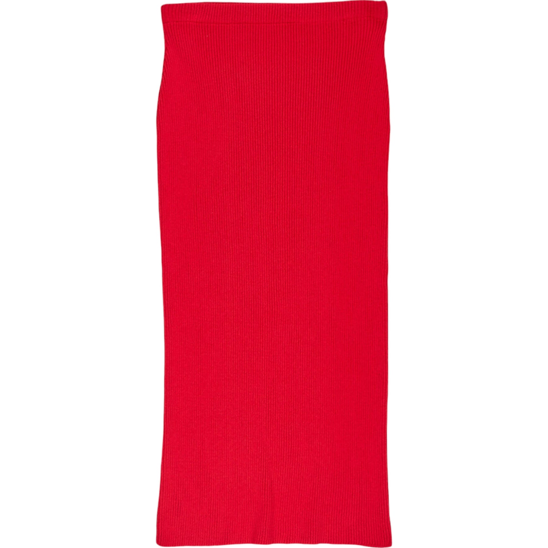 OMNES Red Ribbed Skirt