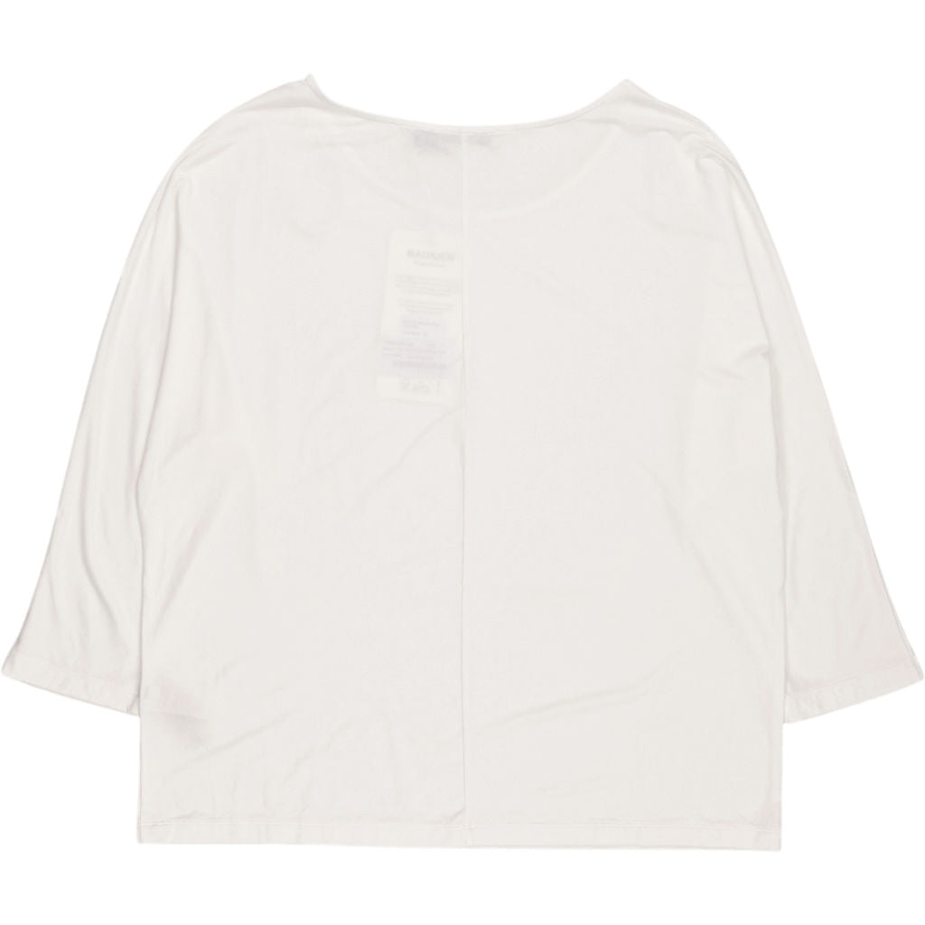 Baukjen White Spenser Relaxed Boat Neck Top