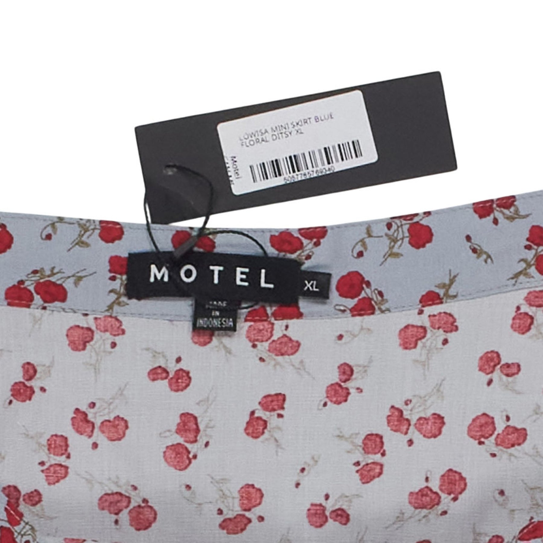 Motel Blue Floral Lovisa Mini Skirt