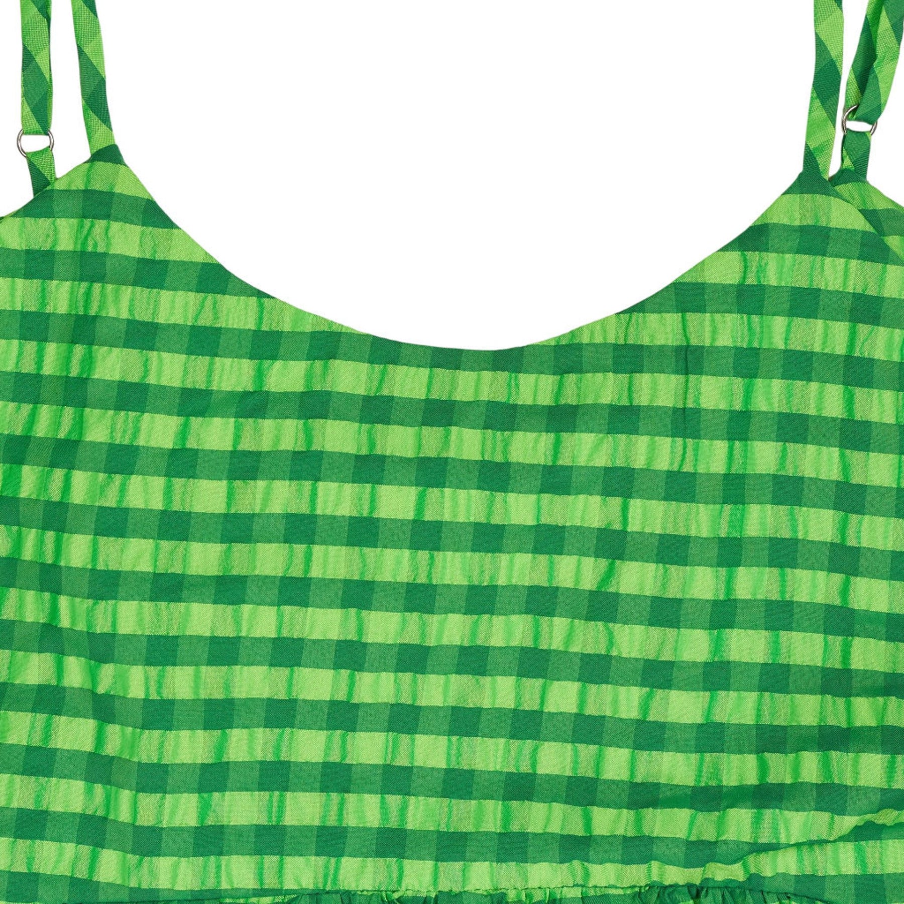 OMNES Green Strappy Dress