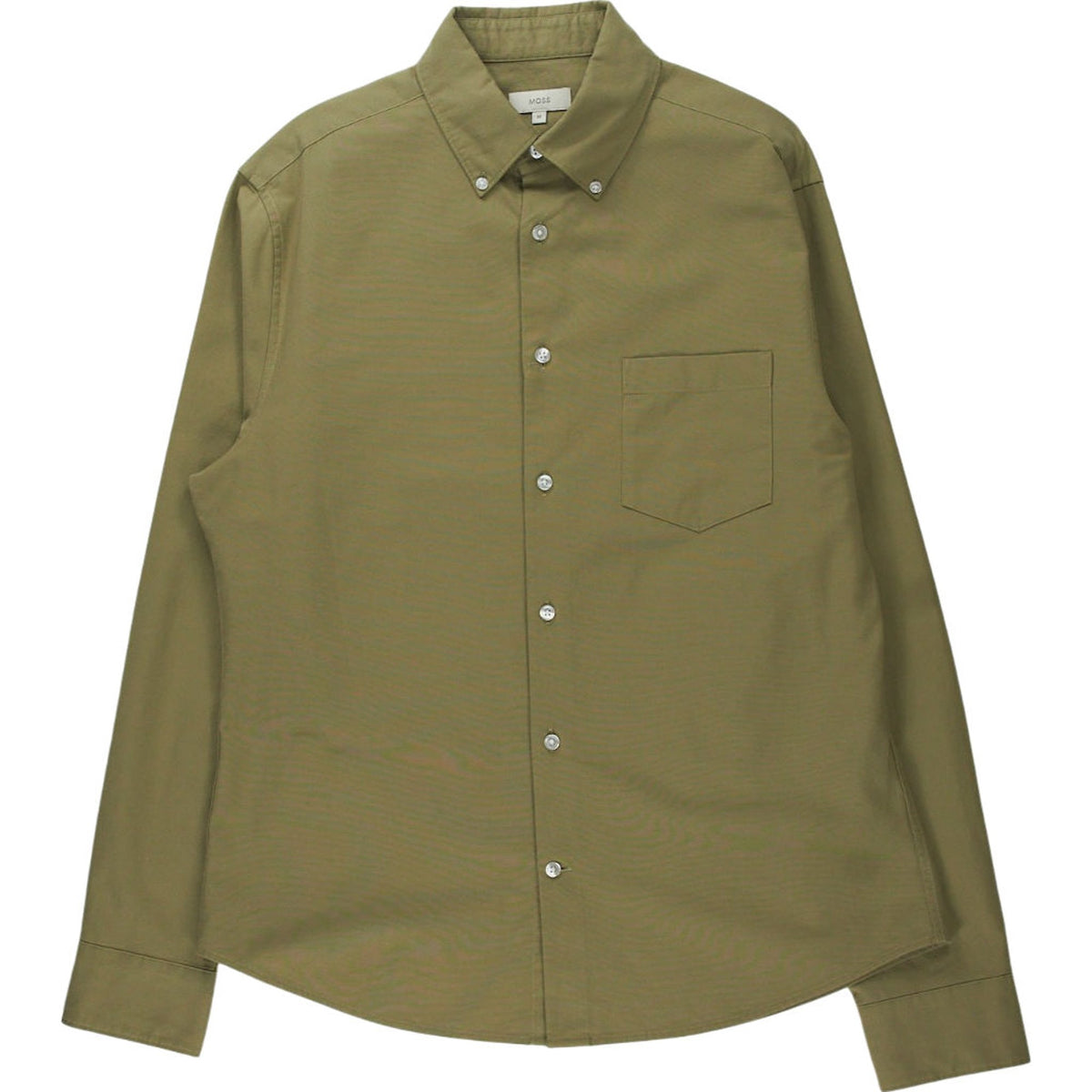 Moss Green Button-Up Shirt