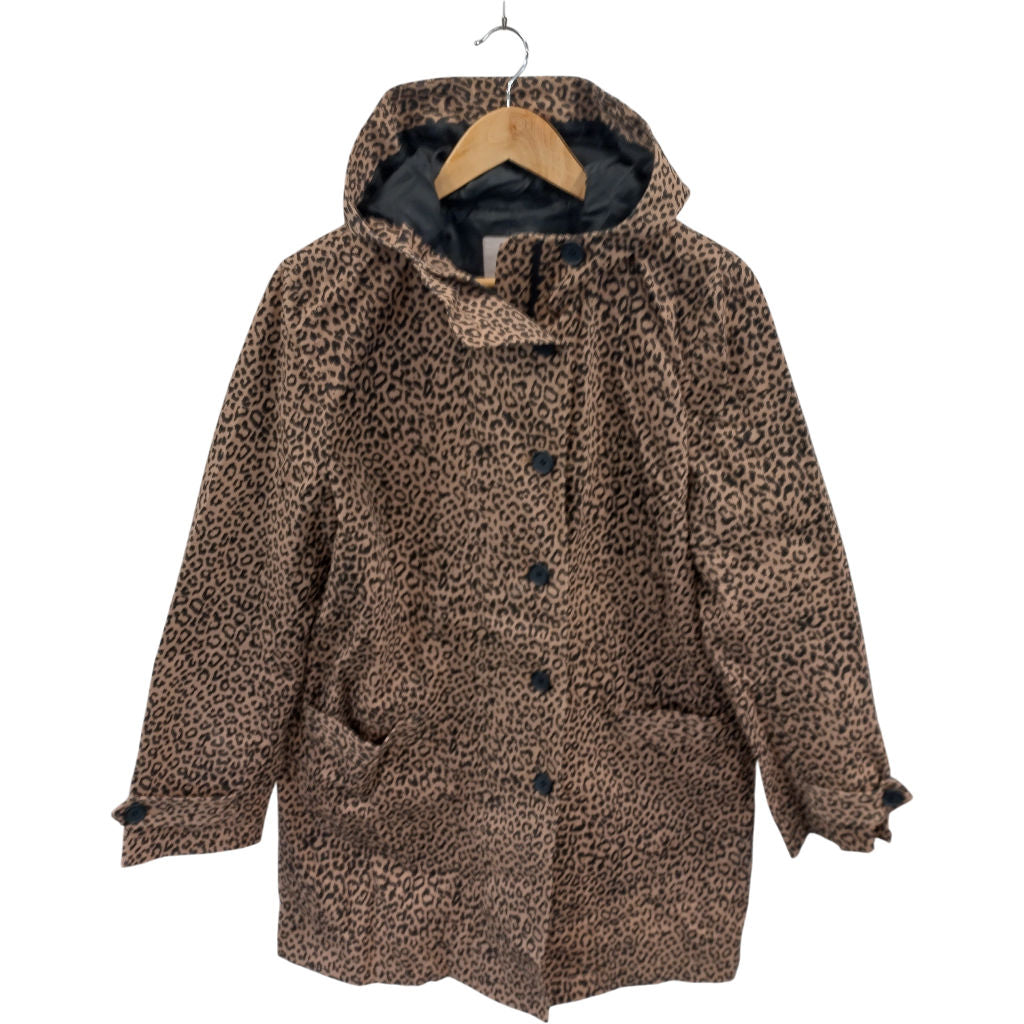 Great Plains Leopard Print Hooded Coat
