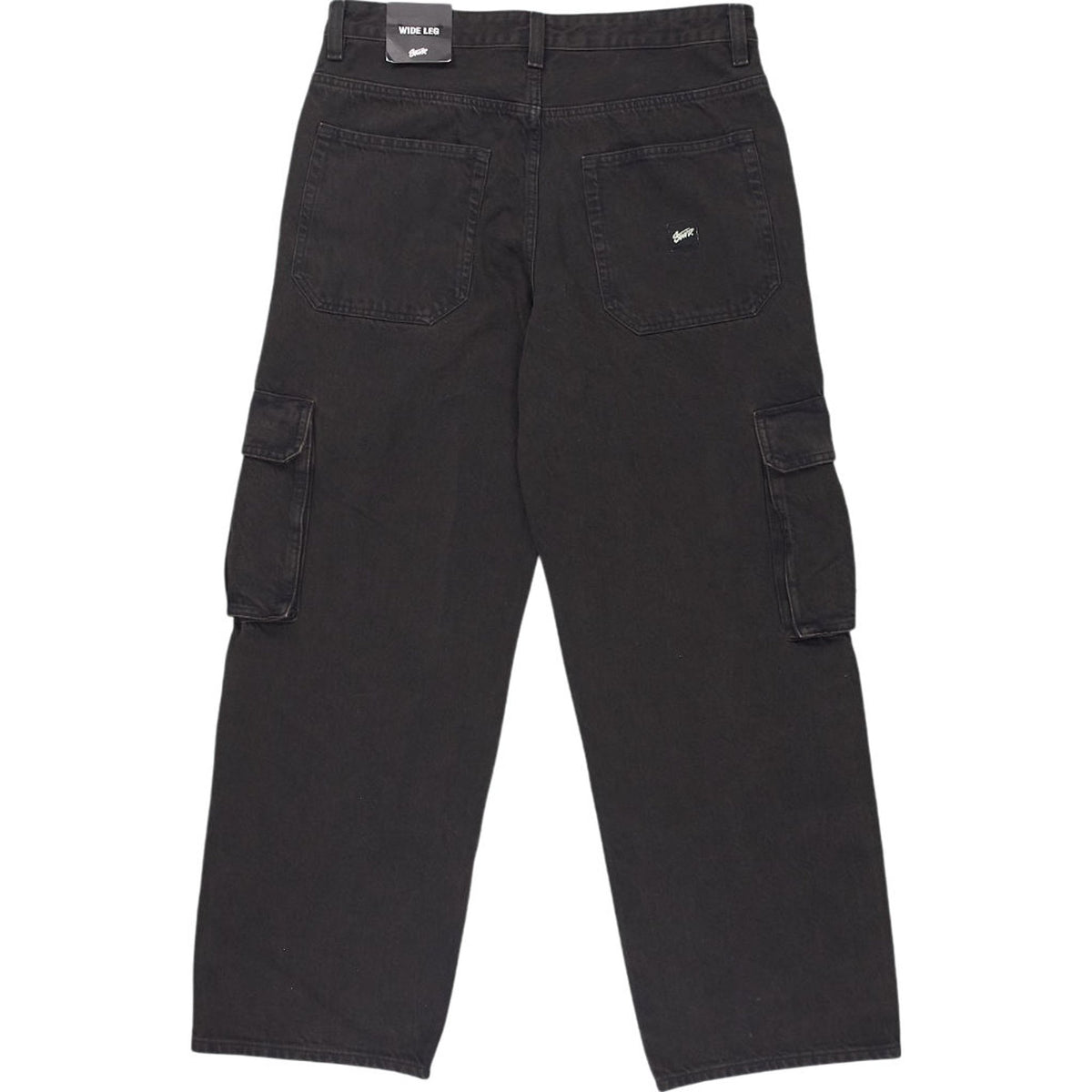 Pull & Bear Black Wide Leg Jeans