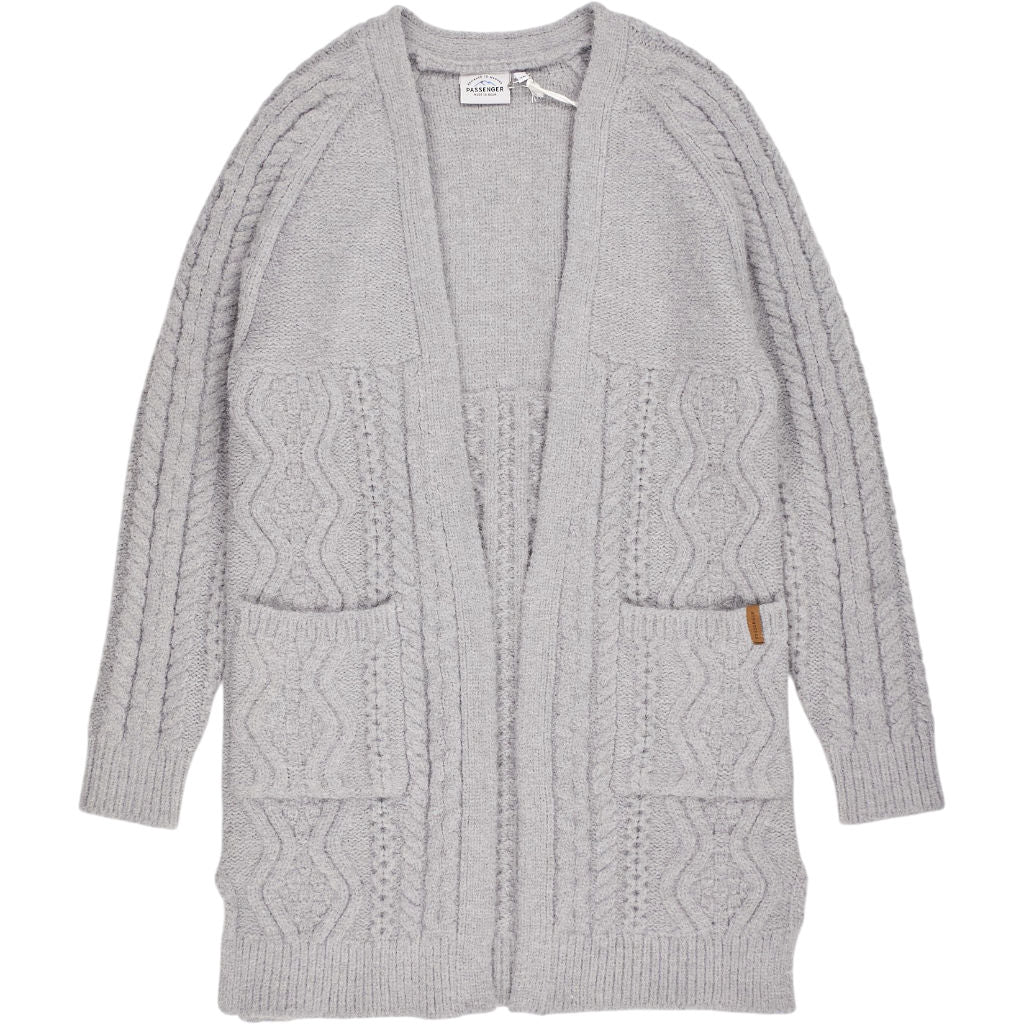 Passenger Grey Marl Knit Cardigan