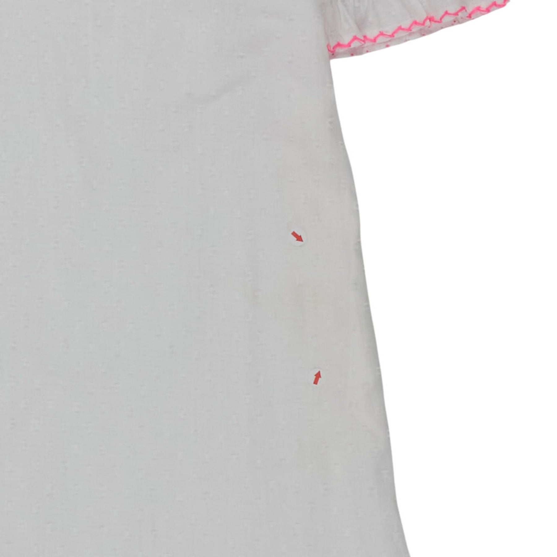 NRBY White Embroidered Cotton Dress