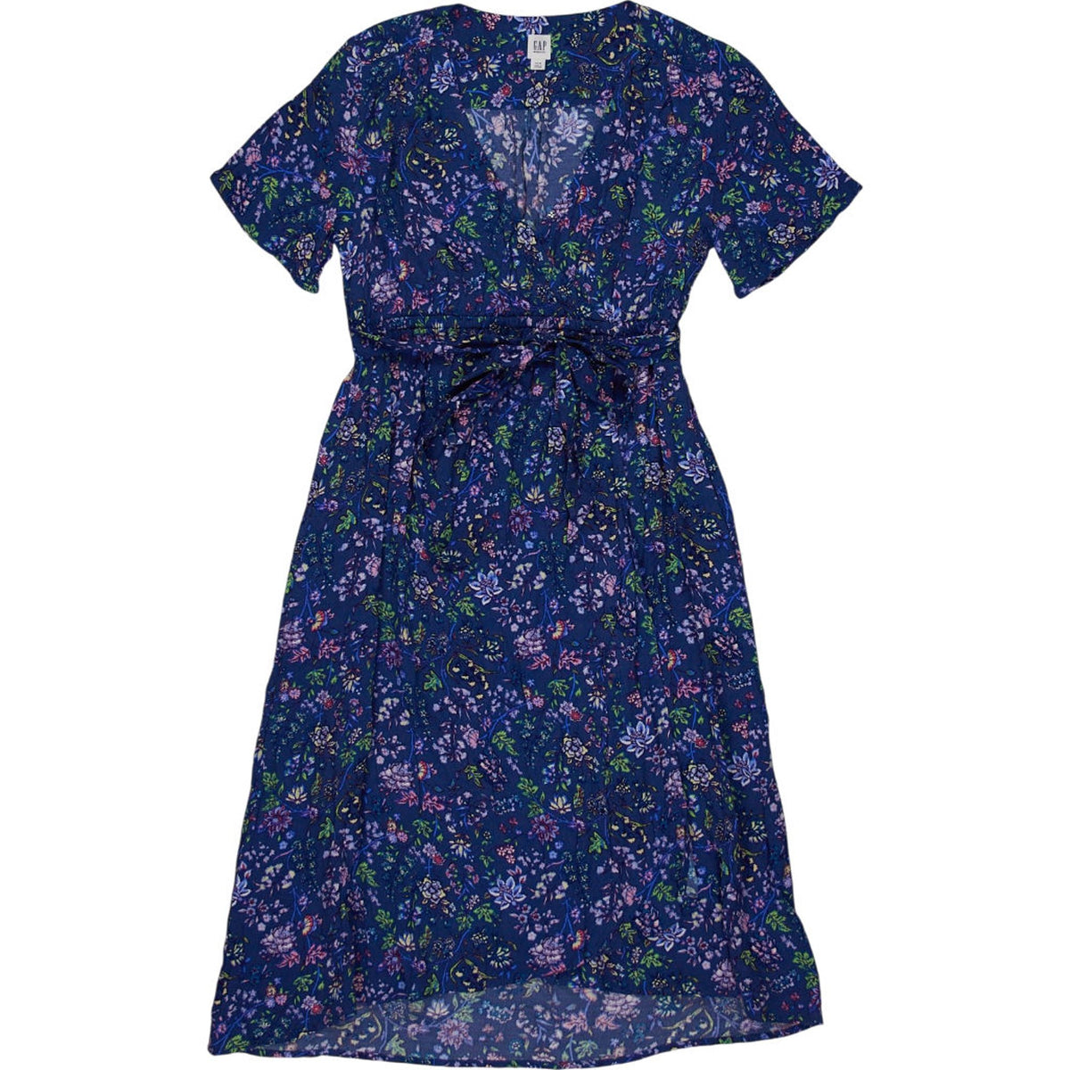 GAP Blue Floral Maternity Dress