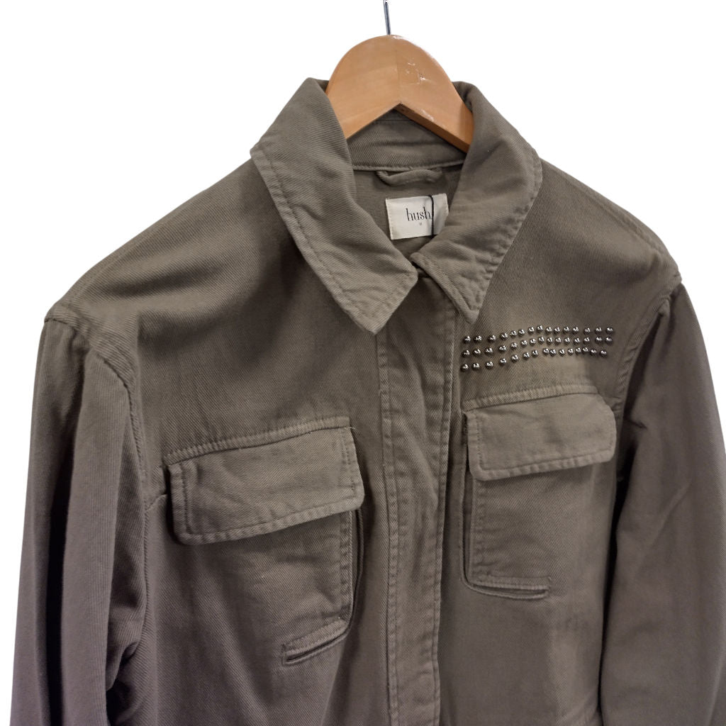 Hush Khaki Reid Cargo Jacket