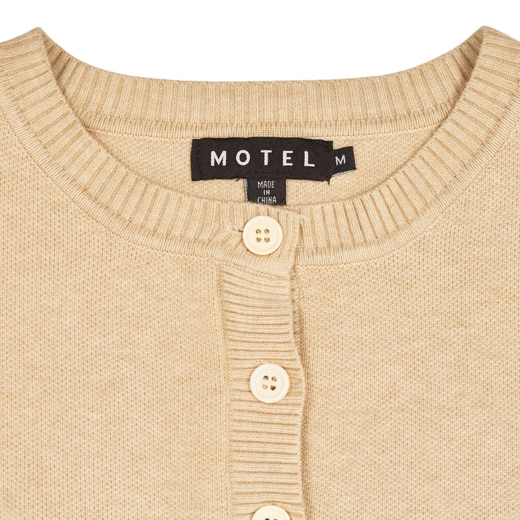 Motel Beige Cardigan