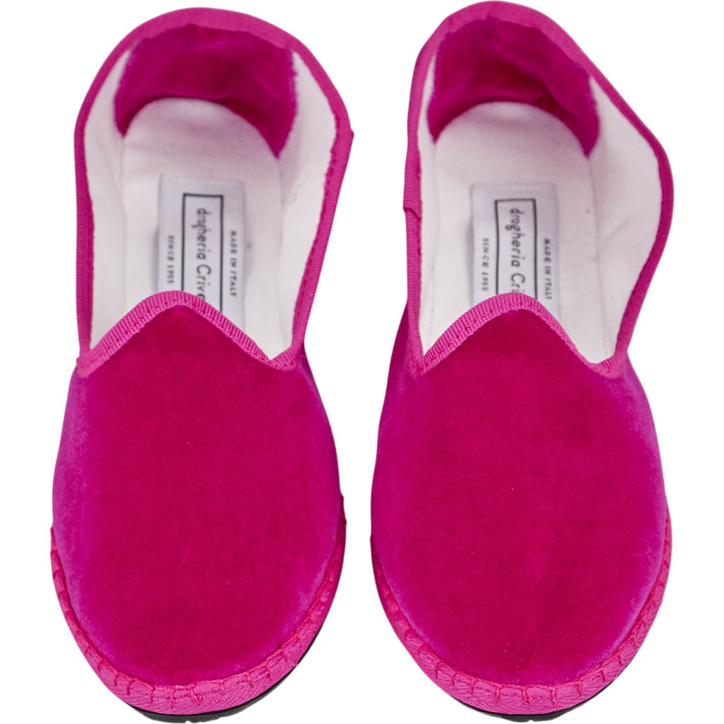 Drogeria Crivellini Fuchsia Velvet Slippers