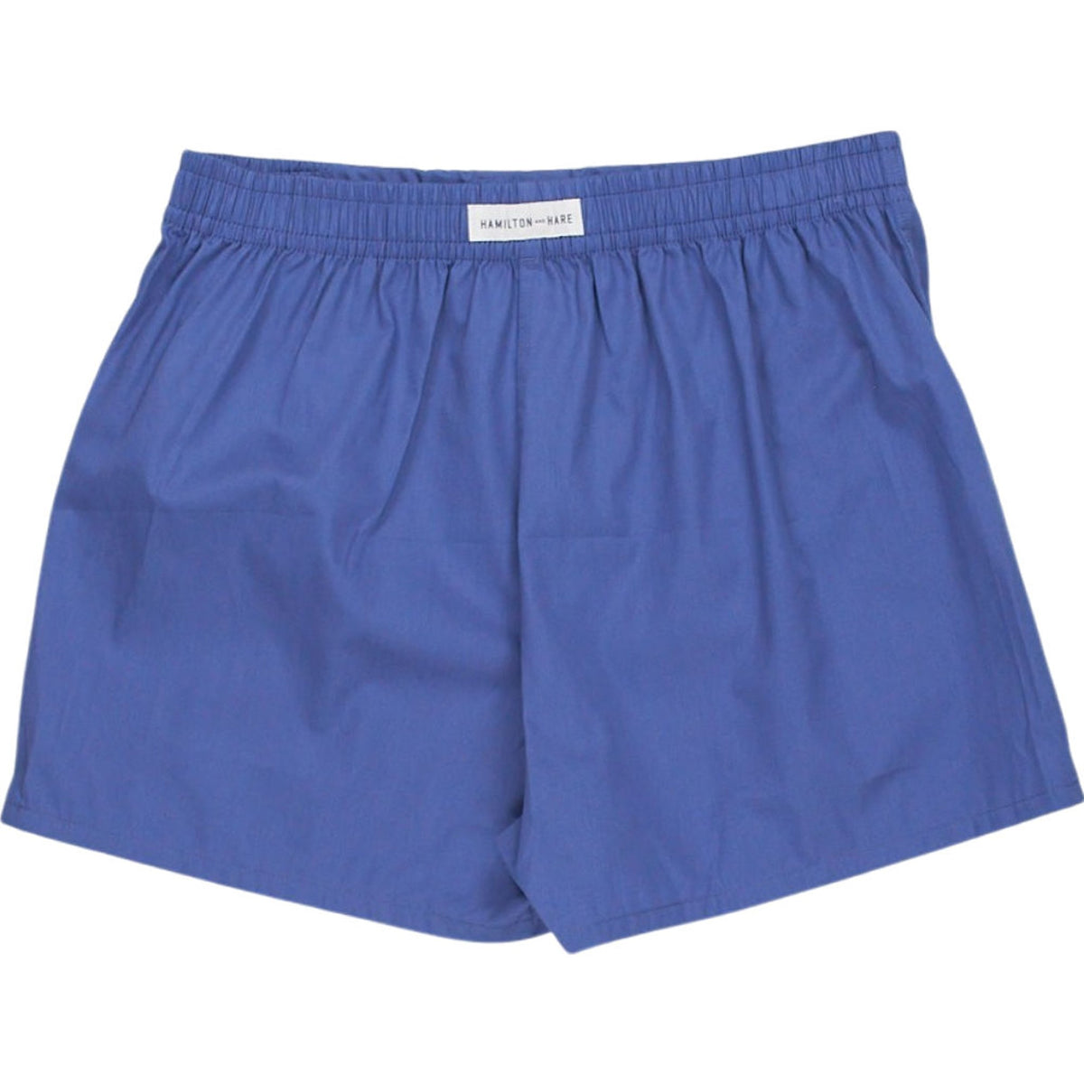 Hamilton & Hare Blue Cotton Shorts