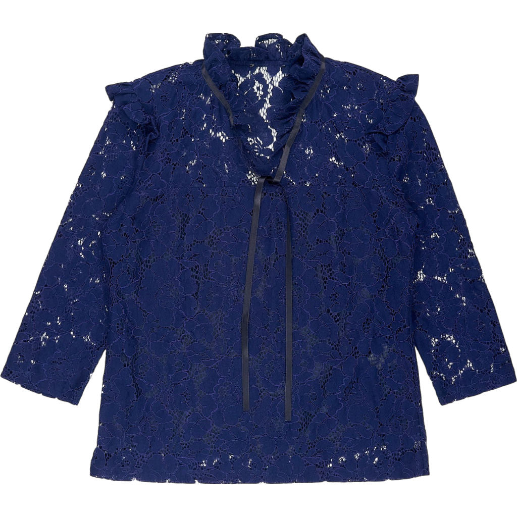 Baukjen Navy Lace Blouse