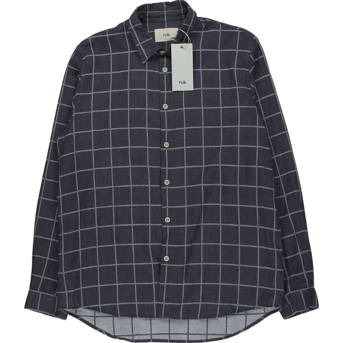 Folk Grey Check Shirt