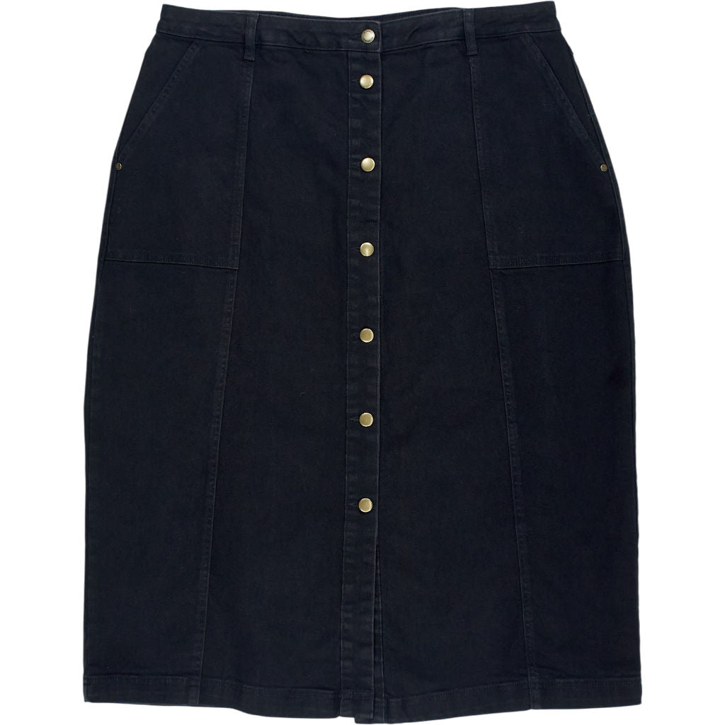 Seasalt Black Organic Cotton Ambrosel Skirt