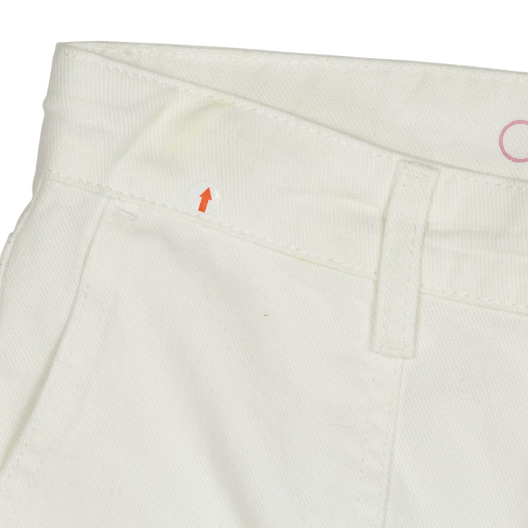 OMNES White Cotton Wide-Leg Trousers