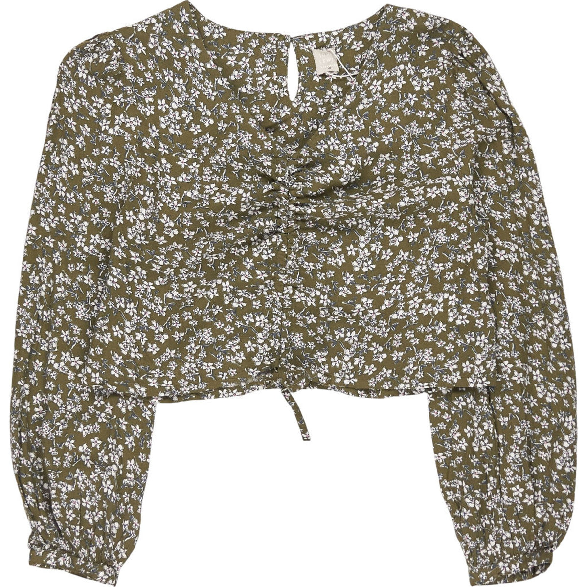 John Lewis Green Floral Blouse
