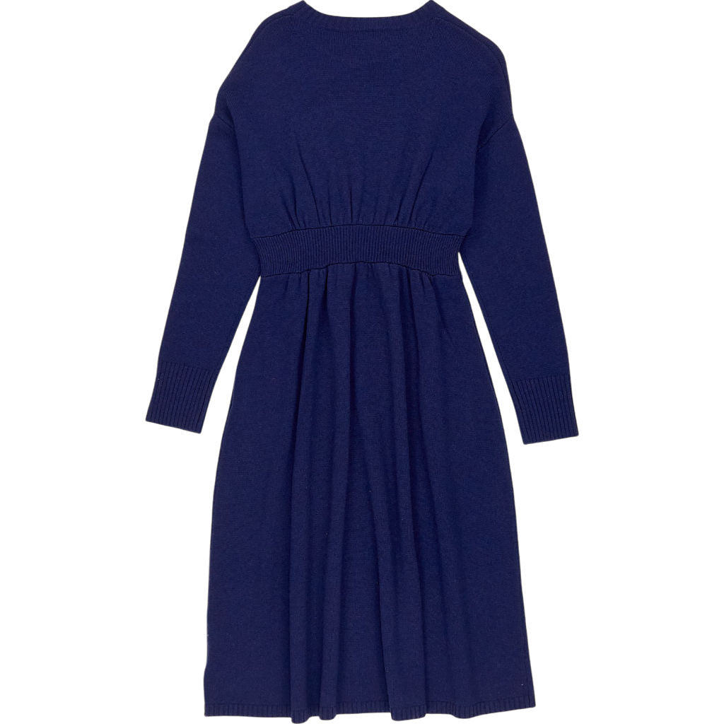 Wyse Navy Wool Dress S