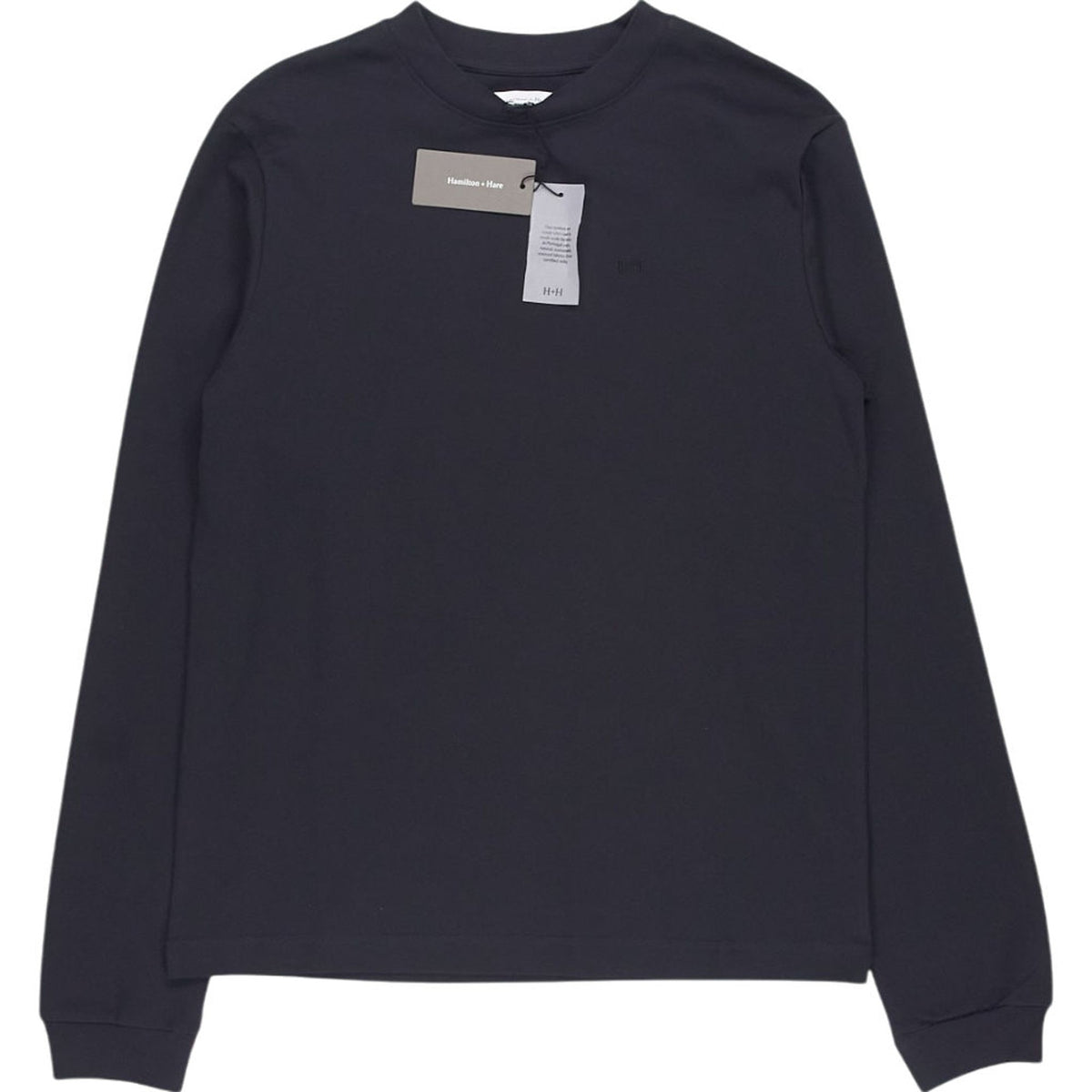 Hamilton + Hare Black Classic Long-Sleeve T-Shirt