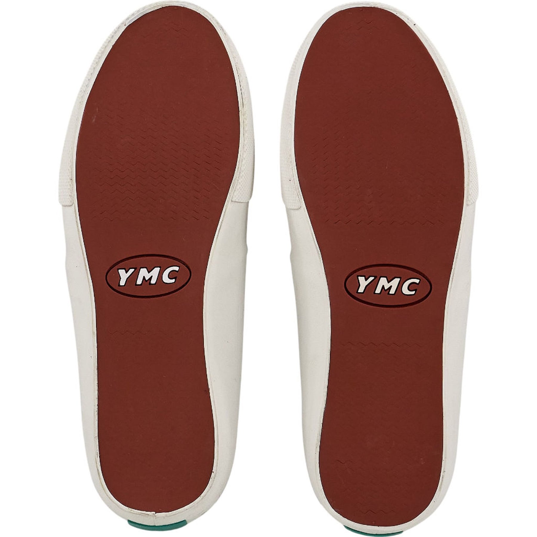 YMC Green Slip-On Suede Trainers