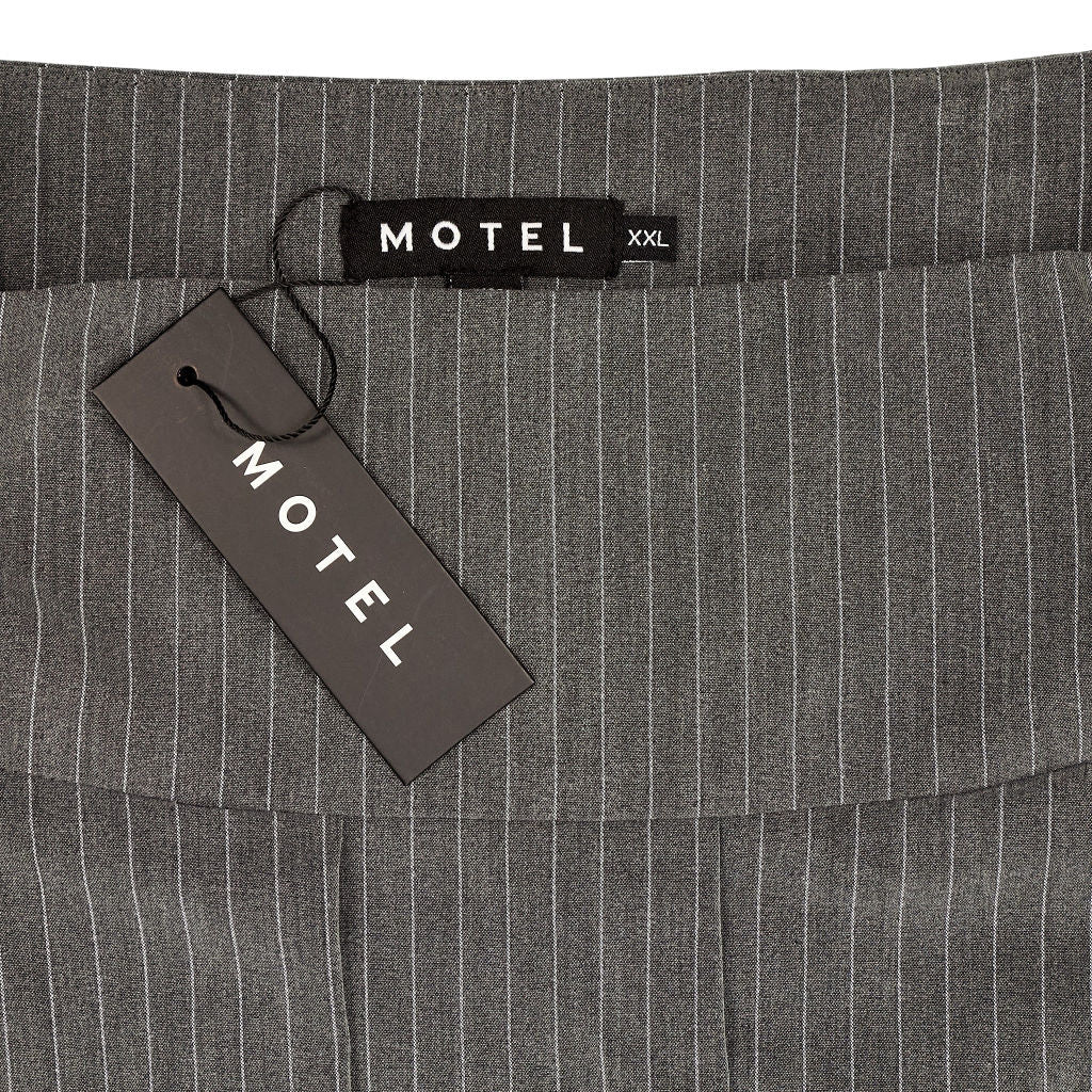 Motel Grey Senona Skirt Pinstripe