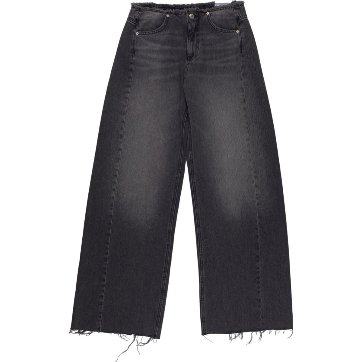 Pull & Bear Grey Wide Leg Jeans