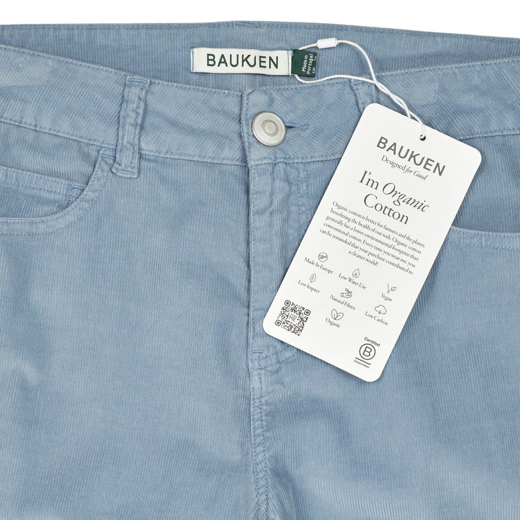 Baukjen Blue Organic Cotton Trousers