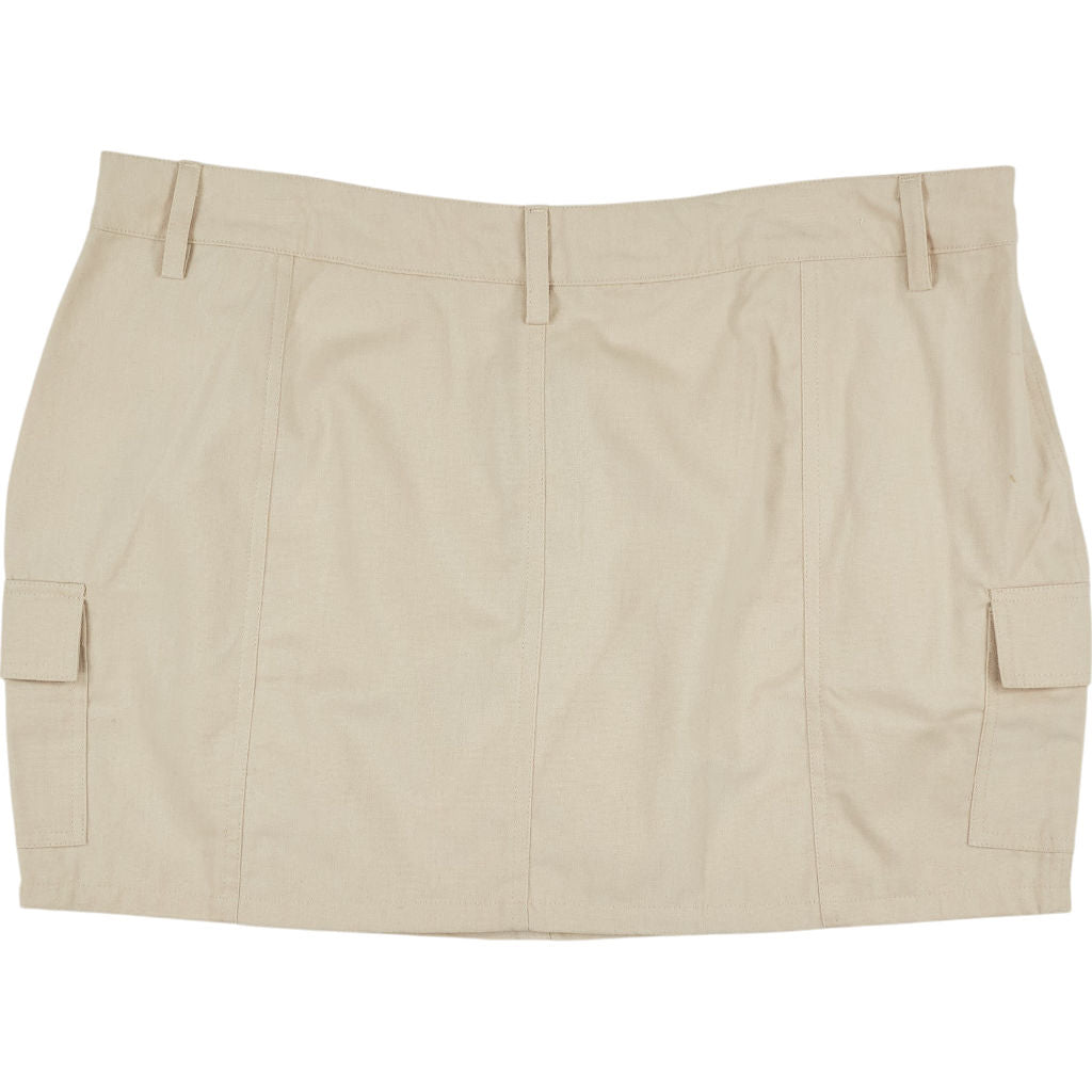Motel Ecru Ajeng Cargo Skirt