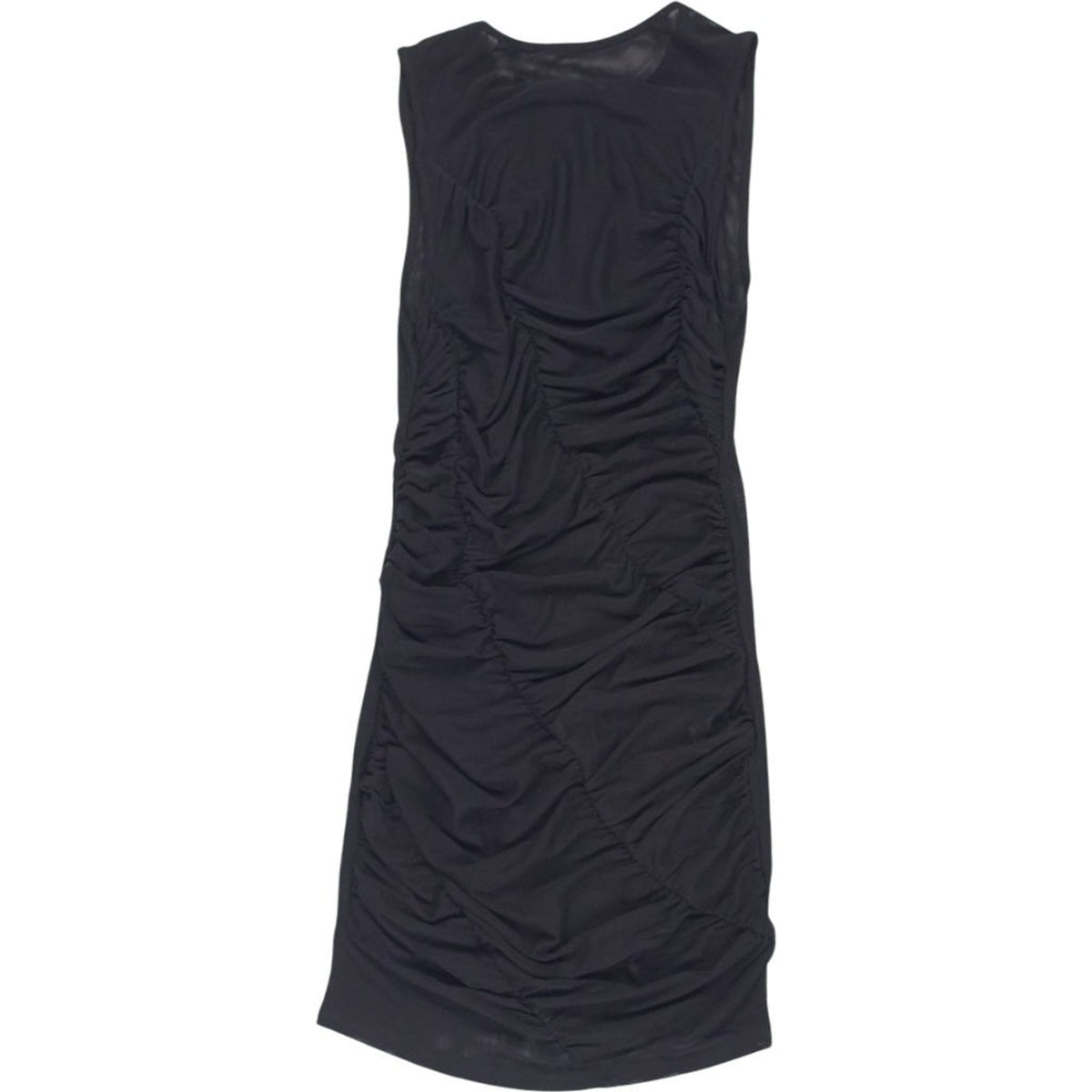 Motel Black Robina Sleeveless Ruched Dress