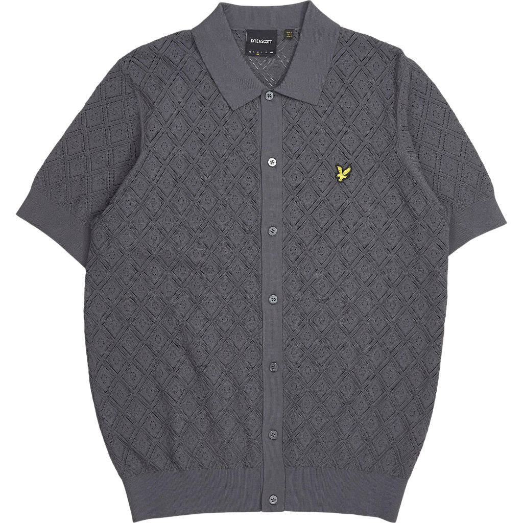 Lyle & Scott Grey Short Sleeve Polo Shirt