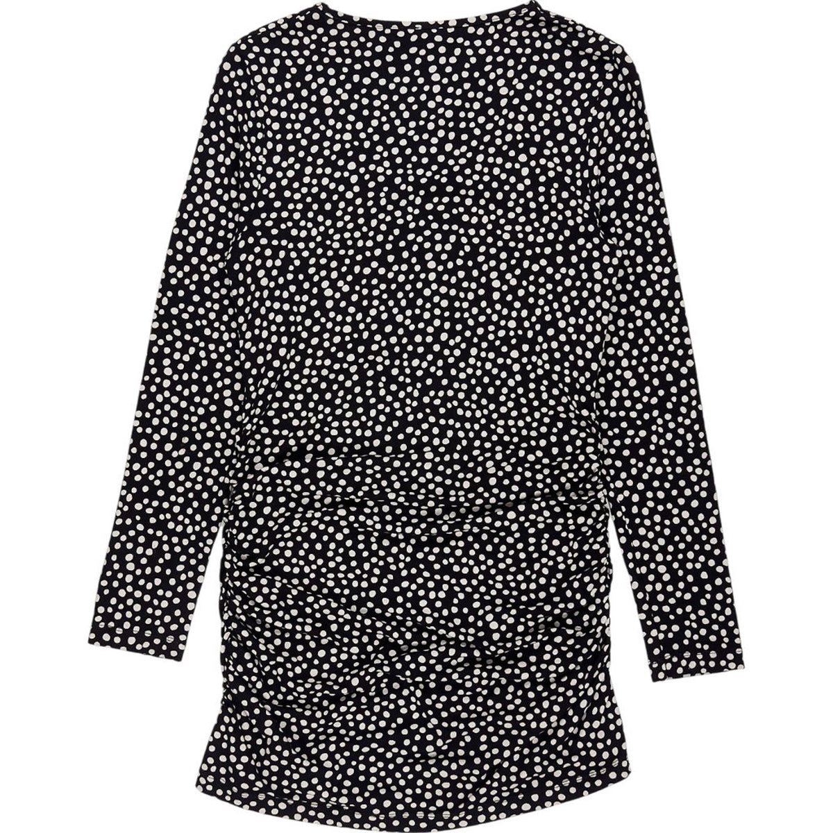 Isabella Oliver Black Polka Dot Long Sleeve Dress