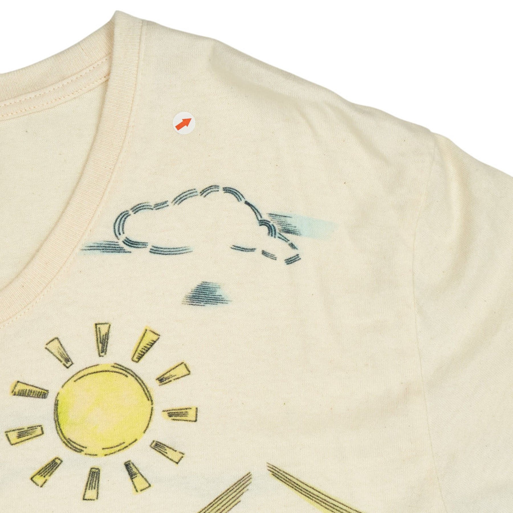 Folk Cream Graphic T-Shirt