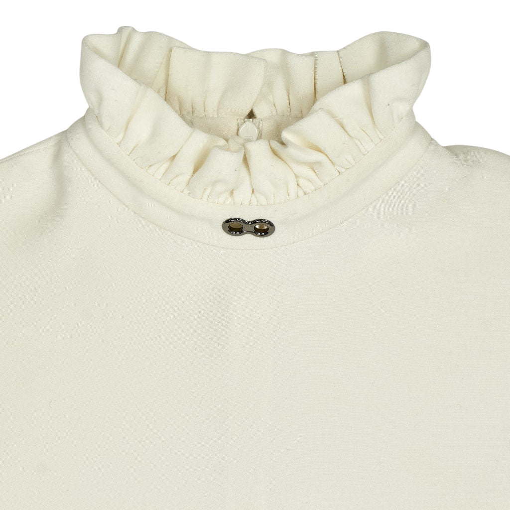 Mother of Pearl White High Neck Blouse
