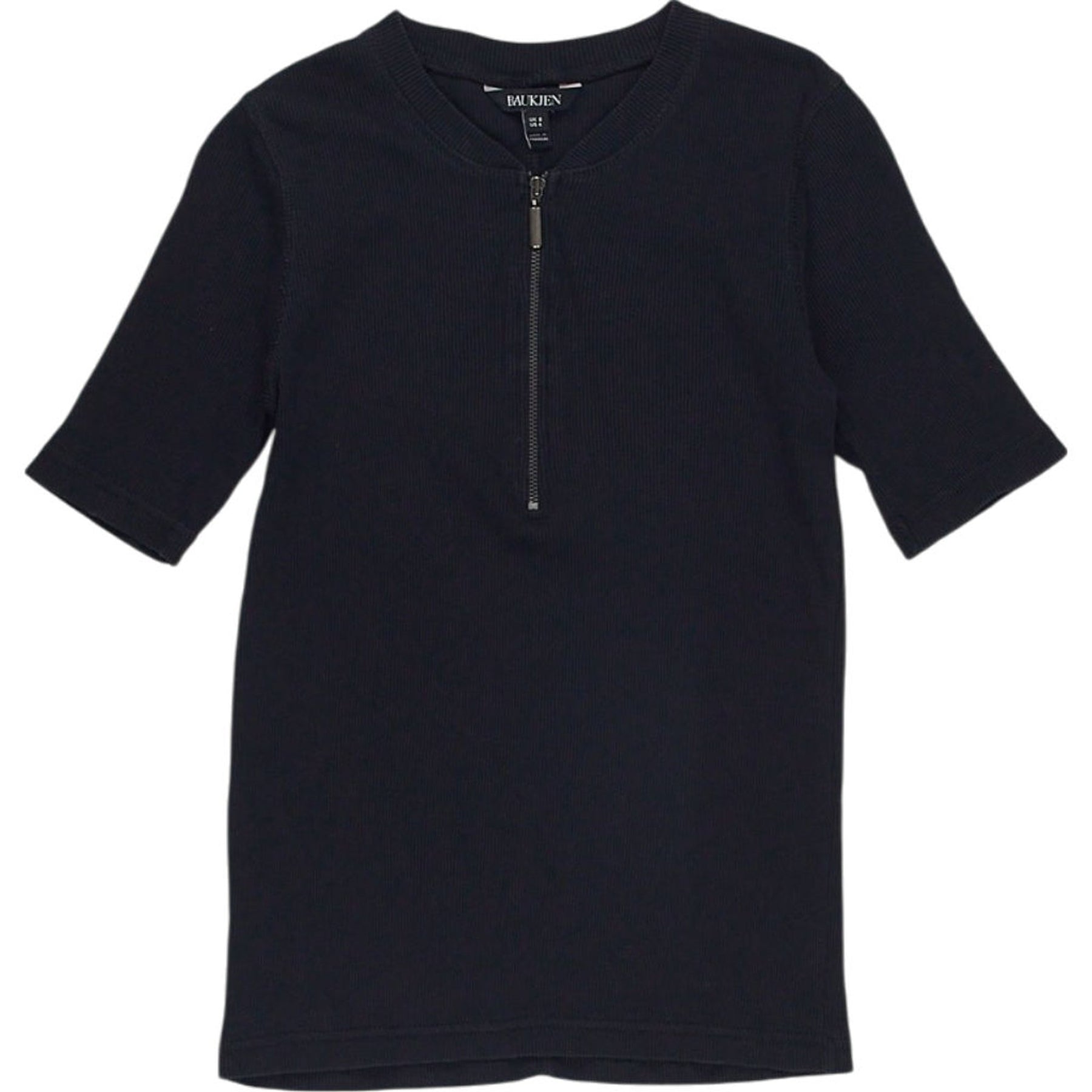 Baukjen Black Half-Zip Top