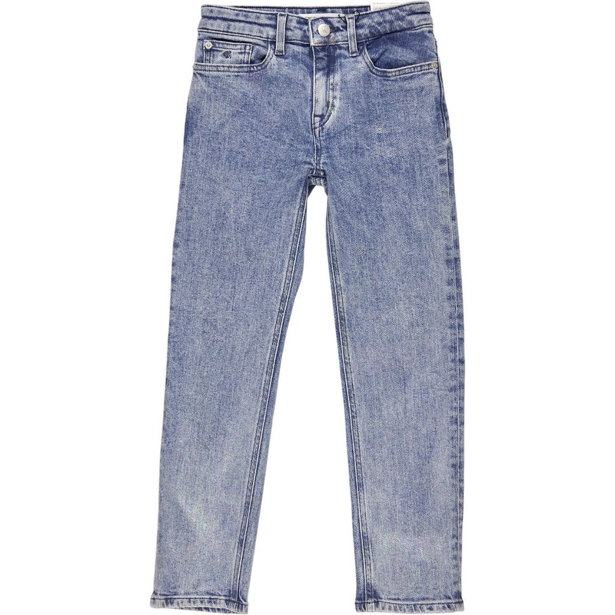 Calvin Klein Blue Irredescent Relaxed Jeans