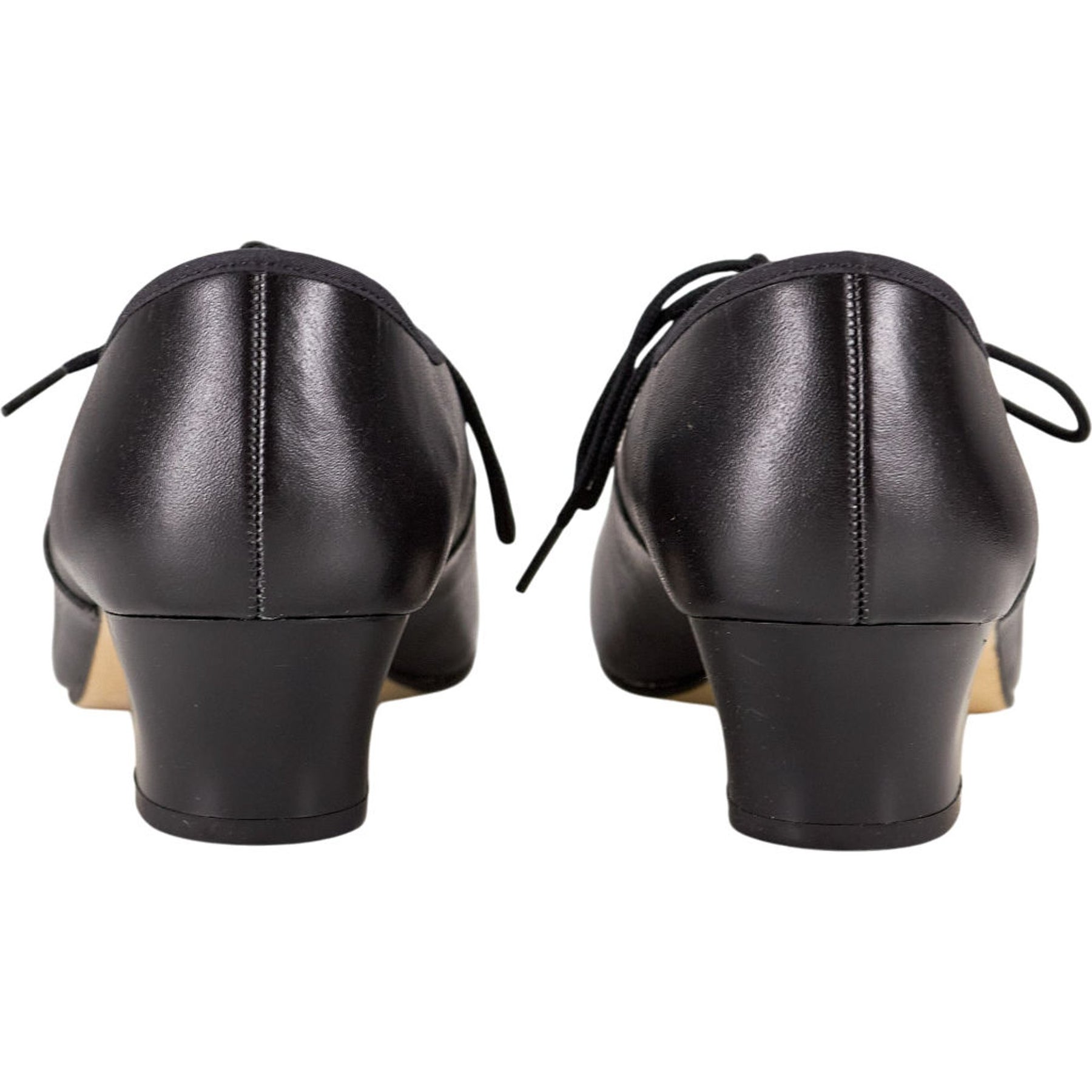 Freed Black Leather Oxford Shoes